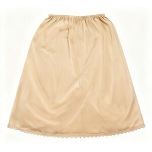 Warner's Perfect Measure Half Slip, Style 55308, Length 23", Beige, Size Small